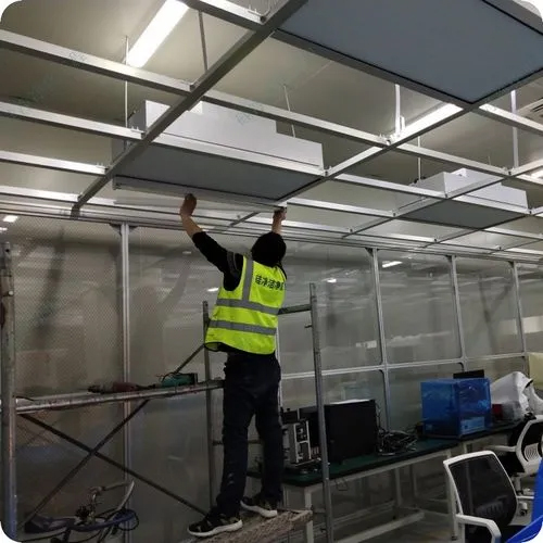 潔凈棚框架安裝